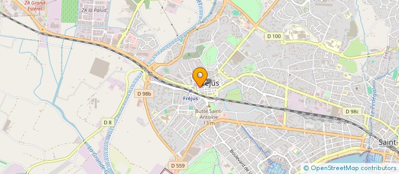 localisation de l'entreprise FREDELINE à FREJUS