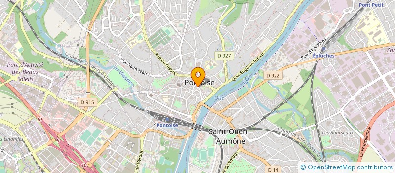 localisation de l'entreprise FREDELINE  PONTOISE