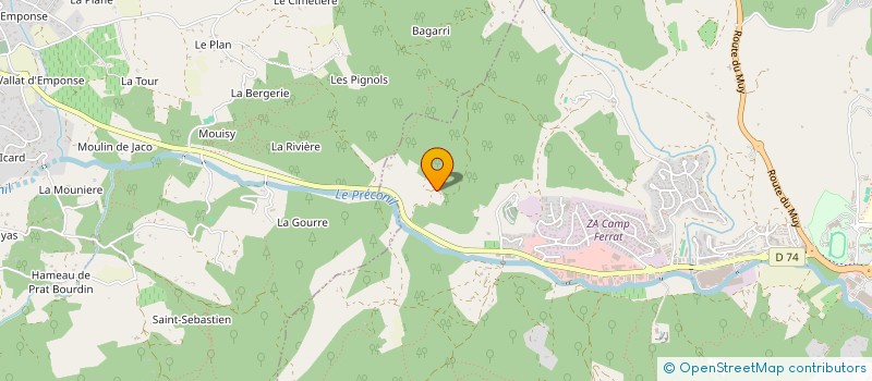 localisation de l'entreprise FREDELIO à SAINTE-MAXIME