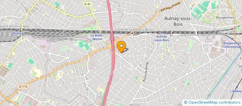 localisation de l'entreprise FREDELYAN à AULNAY-SOUS-BOIS