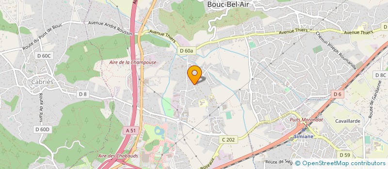 localisation de l'entreprise FREDELYNE à BOUC-BEL-AIR