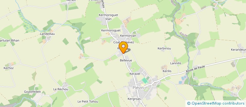 localisation de l'entreprise FREDEM  PLEVIN