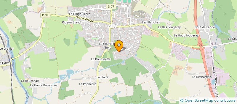 localisation de l'entreprise FREDEMMLINGOT  LAILLE