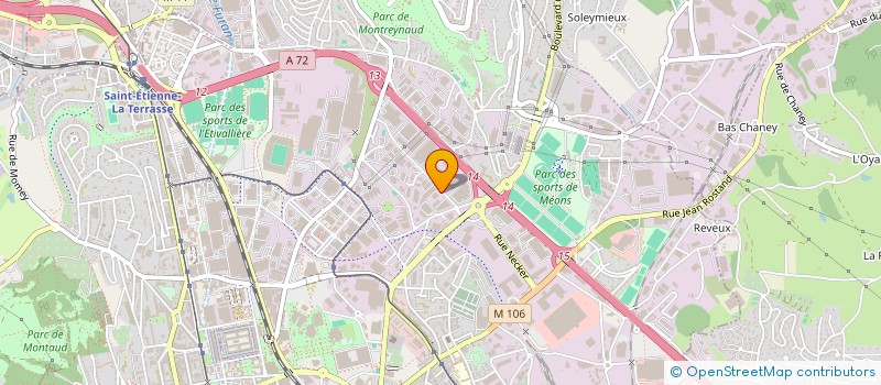 localisation de l'entreprise FREDENATT à SAINT-ETIENNE