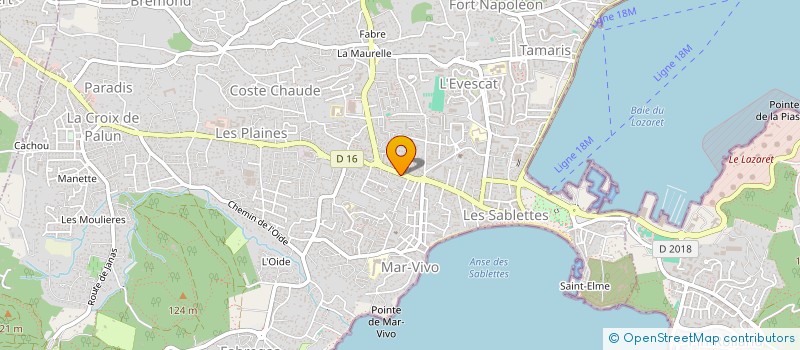 localisation de l'entreprise FREDERI C THOMAS  LA SEYNE-SUR-MER