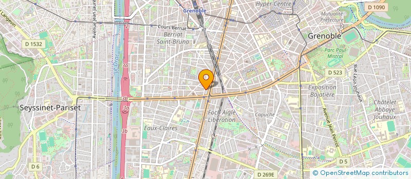 localisation de l'entreprise FREDERIC  GRENOBLE