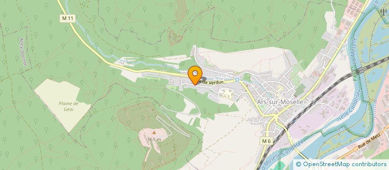 localisation de l'entreprise FREDERIC  ARS-SUR-MOSELLE