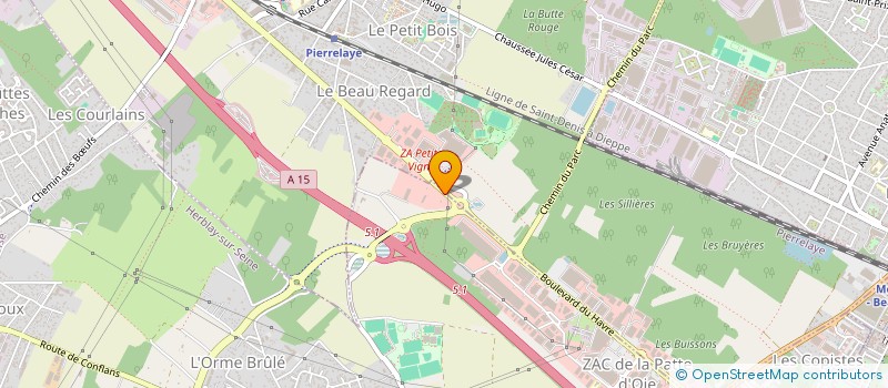 localisation de l'entreprise FREDERIC AGOSTINHO MONIQUE  HERBLAY-SUR-SEINE