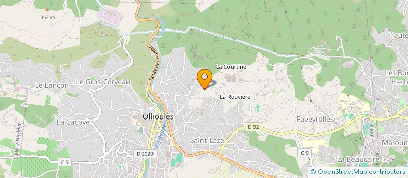 localisation de l'entreprise FREDERIC BANULS CONSEILS  OLLIOULES