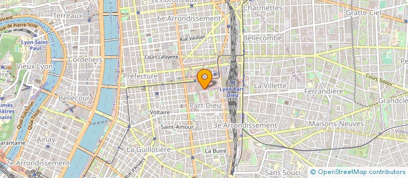 localisation de l'entreprise FREDERIC BAUDET  LYON