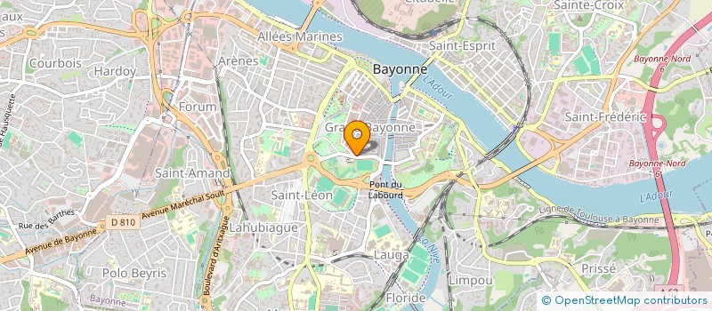 localisation de l'entreprise FREDERIC BERHONDE EURL à BAYONNE