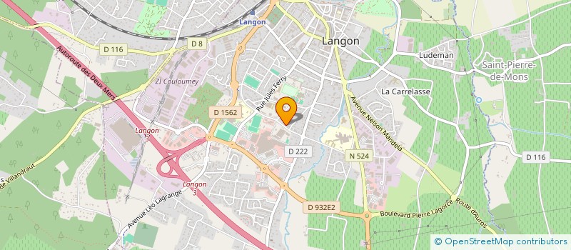 localisation de l'entreprise FREDERIC BISALLI à LANGON