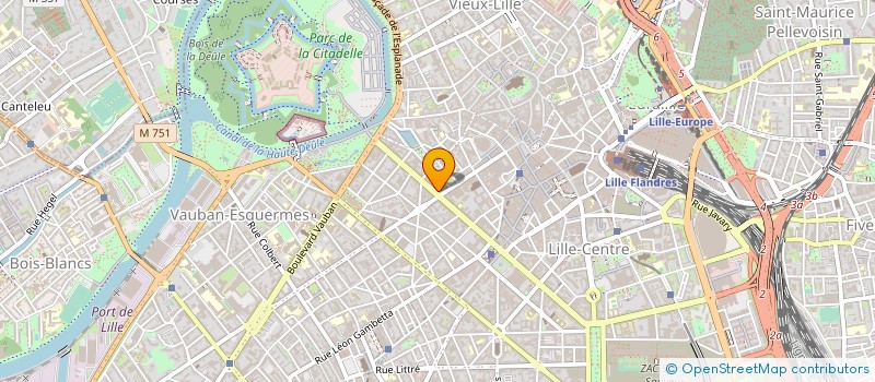 localisation de l'entreprise FREDERIC BONNAVE NOTAIRE ASSOCIE UNIQUE D'UNE SOCIETE CIVILE PROFESSIONNELLE TITULAIRE D'UN OFFICE NOTARIAL à LILLE