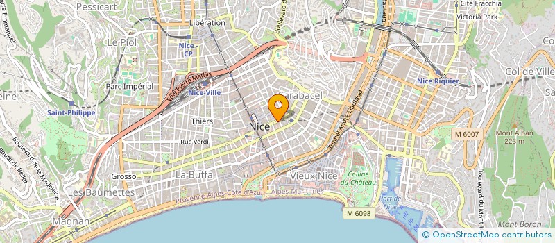 localisation de l'entreprise FREDERIC BRACCINI à NICE