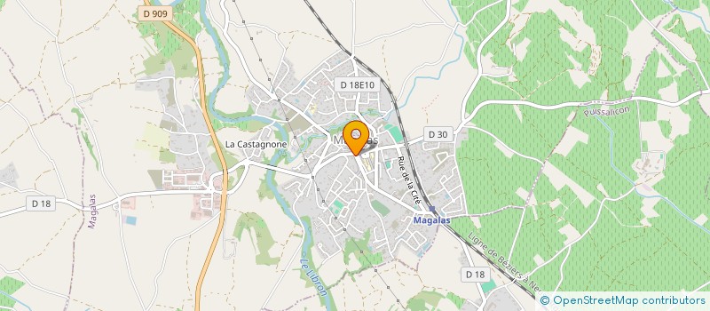 localisation de l'entreprise FREDERIC BROUCA à LAURENS