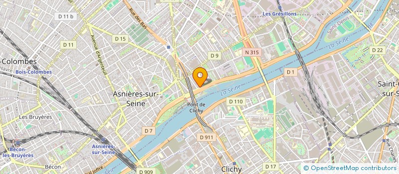 localisation de l'entreprise FREDERIC CATTONI SARL à ASNIERES-SUR-SEINE