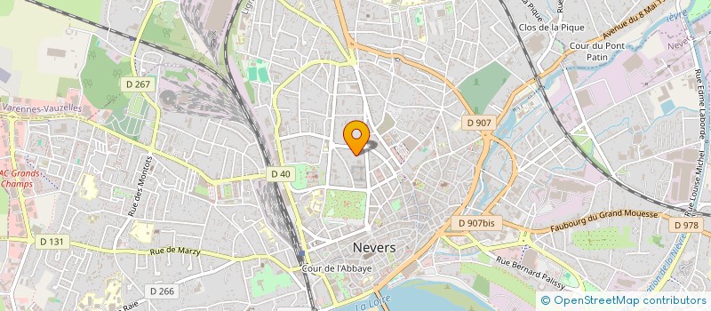 localisation de l'entreprise FREDERIC CHATELLIER à NEVERS
