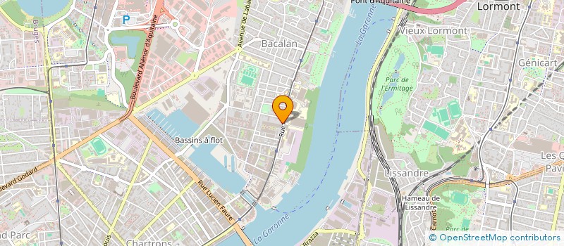 localisation de l'entreprise FREDERIC COIFFE CONSULT'IN à BORDEAUX