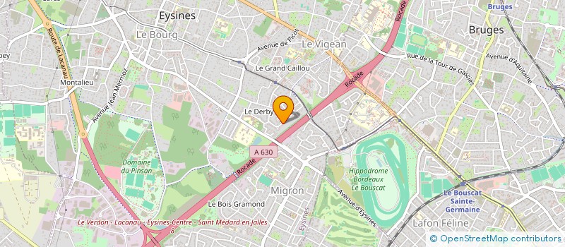 localisation de l'entreprise FREDERIC COURREGELONGUE à EYSINES
