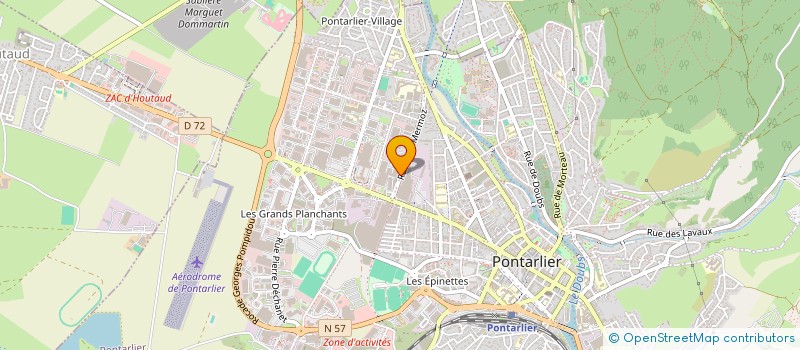 localisation de l'entreprise FREDERIC DELEULE INVESTISSEMENTS à DOLE