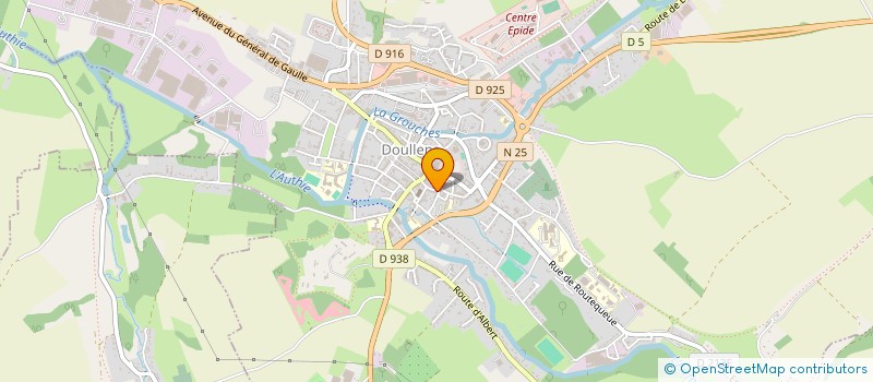 localisation de l'entreprise FREDERIC DELSART  DOULLENS