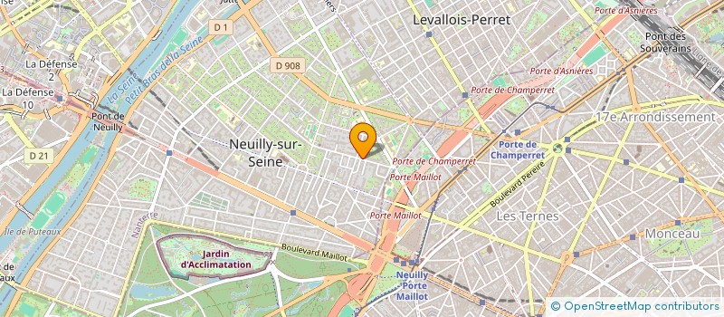 localisation de l'entreprise FREDERIC DEPOIX SECOURS INFORMATIQUE à NEUILLY-SUR-SEINE