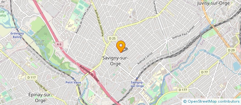 localisation de l'entreprise FREDERIC DESSAINT AMENAGEMENT INTERIEUR à SAVIGNY-SUR-ORGE