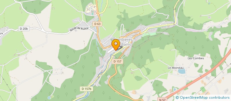 localisation de l'entreprise FREDERIC DUBOUIS STE D'EXERCICE LIBERAL  PLOMBIERES-LES-BAINS