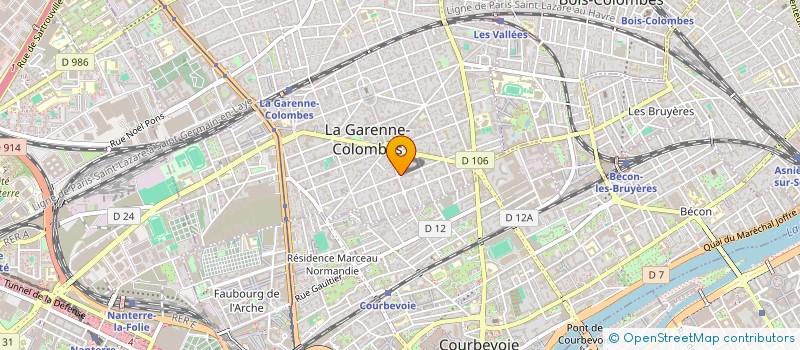 localisation de l'entreprise FREDERIC EMMANUEL INVEST IMMOB FEZI à LA GARENNE-COLOMBES