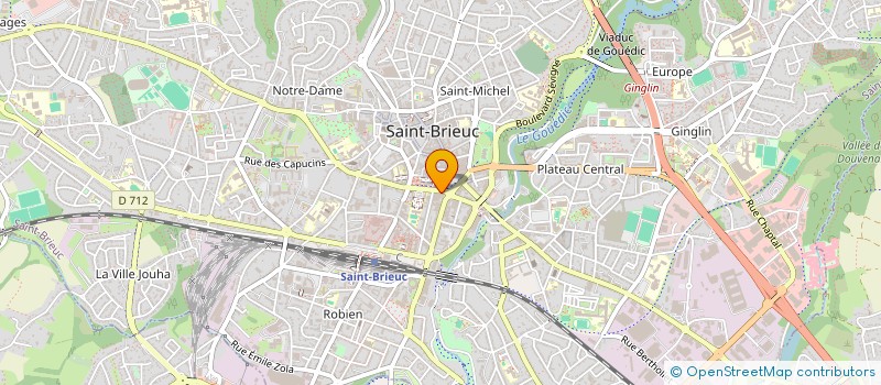 localisation de l'entreprise FREDERIC ET SOIZIC GOULARD  SAINT-BRIEUC