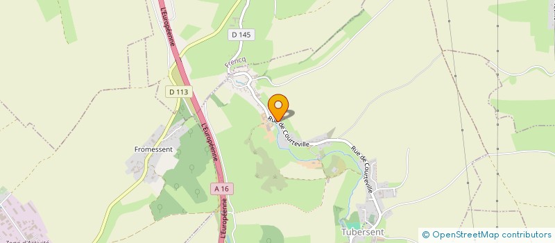 localisation de l'entreprise FREDERIC FAIT- LES LINANDES  TUBERSENT