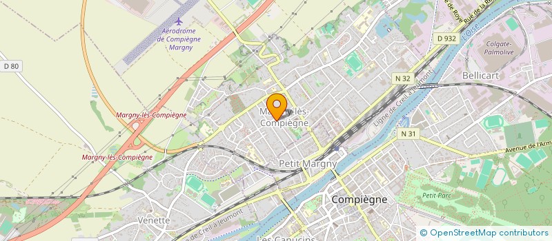 localisation de l'entreprise FREDERIC FANNY CLEMENCE CORPORATION  MARGNY-LES-COMPIEGNE