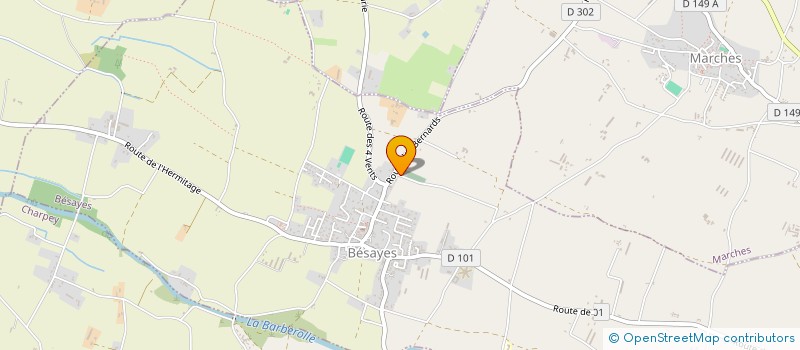 localisation de l'entreprise FREDERIC FAURE  BESAYES