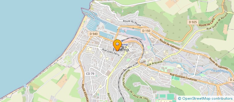 localisation de l'entreprise FREDERIC FONDIMARE à FECAMP