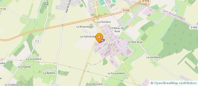 localisation de l'entreprise FREDERIC FONTAINE à L'AIGLE