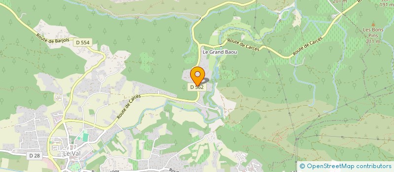 localisation de l'entreprise FREDERIC FRANCISCI  LE VAL