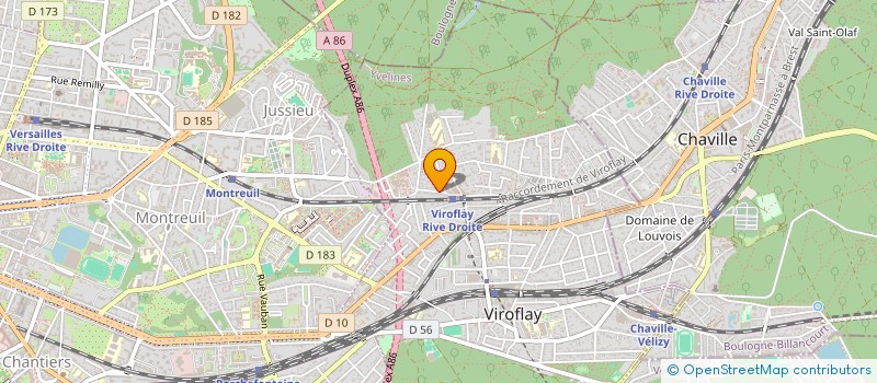 localisation de l'entreprise FREDERIC GAILLARDE PROPRIETE INTELLECTUELLE  VIROFLAY