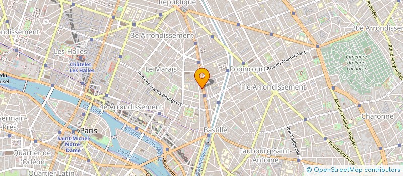 localisation de l'entreprise FREDERIC GARRIGUES à PARIS