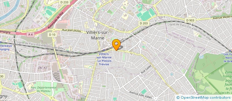 localisation de l'entreprise FREDERIC GILLES  VILLIERS-SUR-MARNE