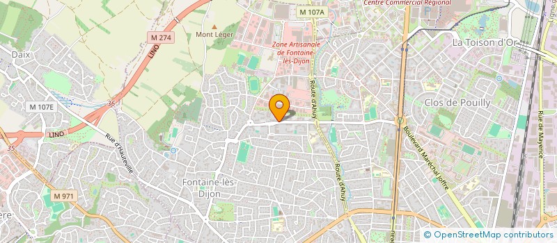 localisation de l'entreprise FREDERIC GUITTON  FONTAINE-LES-DIJON