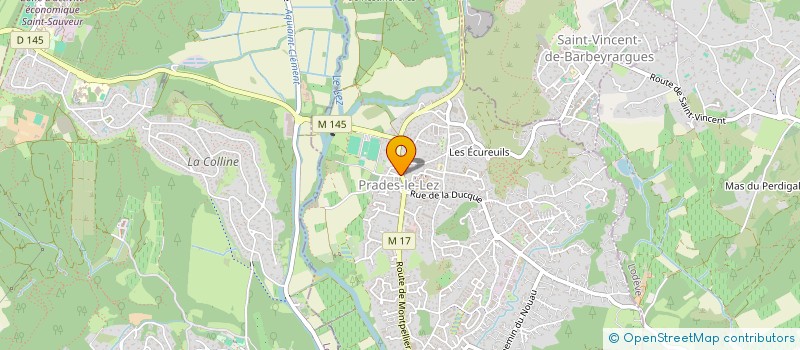 localisation de l'entreprise FREDERIC JEANJEAN à PRADES-LE-LEZ