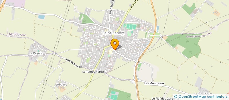 localisation de l'entreprise FREDERIC JOUIN  SAINT-XANDRE