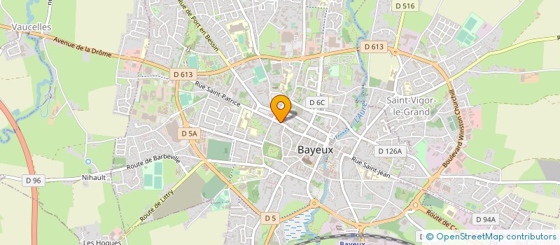 localisation de l'entreprise FREDERIC LATRUBESSE, NOTAIRE, ASSOCIE D'UNE SOCIETE CIVILE PROFESSIONNELLE TITULAIRE D'UN OFFICE NOTARIAL A BAYEUX (1440  BAYEUX