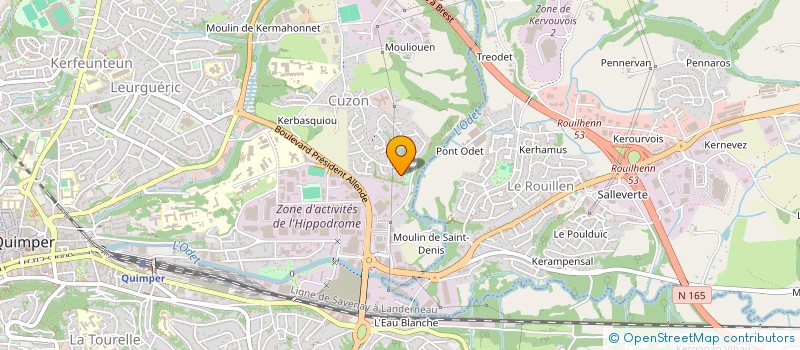 localisation de l'entreprise FREDERIC LE GUILLOU FINANCE CONSULTING à QUIMPER