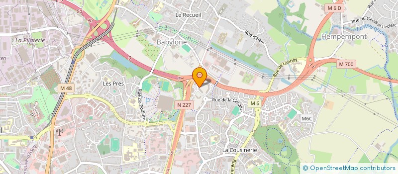 localisation de l'entreprise FREDERIC LECLERCQ ET ASSOCIES SOCIETE D'EXPERTISE COMPTABLE ET DE COMMISSARIAT AUX COMPTES à MARCQ-EN-BARŒUL
