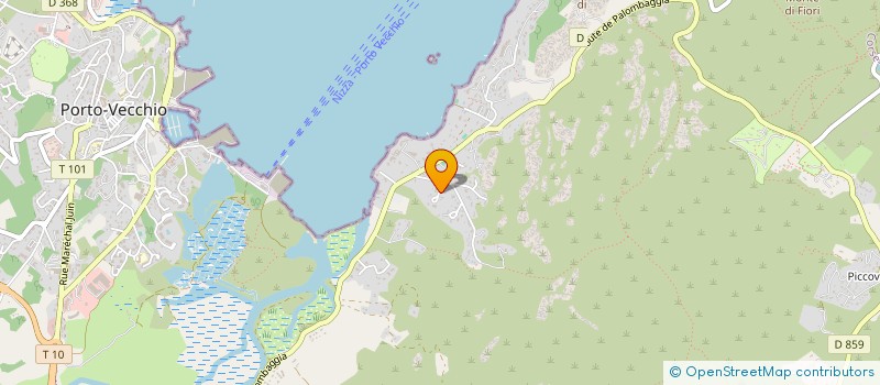 localisation de l'entreprise FREDERIC LENTHERIC  PORTO-VECCHIO