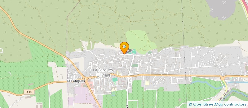 localisation de l'entreprise FREDERIC LIVAR ARCHITECTURE  LA FARE-LES-OLIVIERS