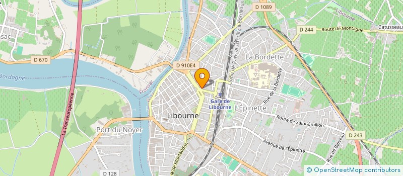 localisation de l'entreprise FREDERIC LONCA VINS FINS  LIBOURNE