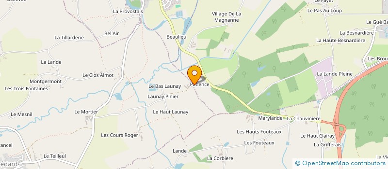 localisation de l'entreprise FREDERIC MENANT  ANDOUILLE-NEUVILLE