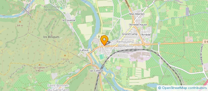 localisation de l'entreprise FREDERIC METTEEY  REMOULINS